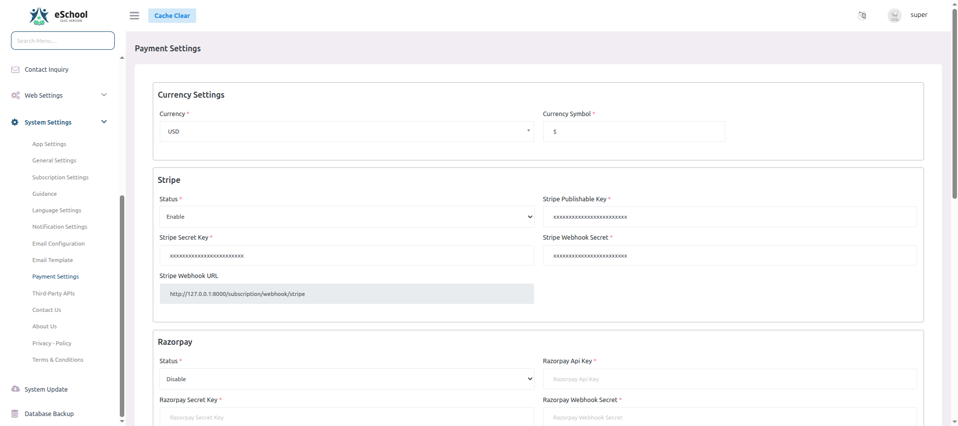 e-School SaaS