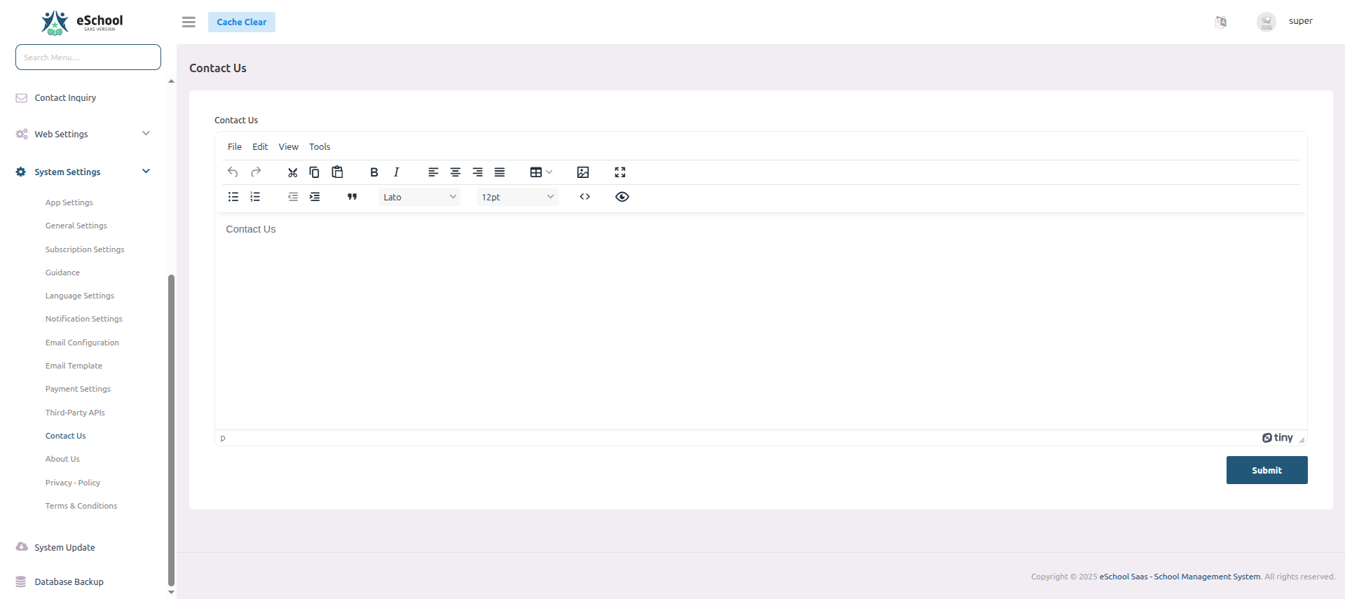 e-School SaaS