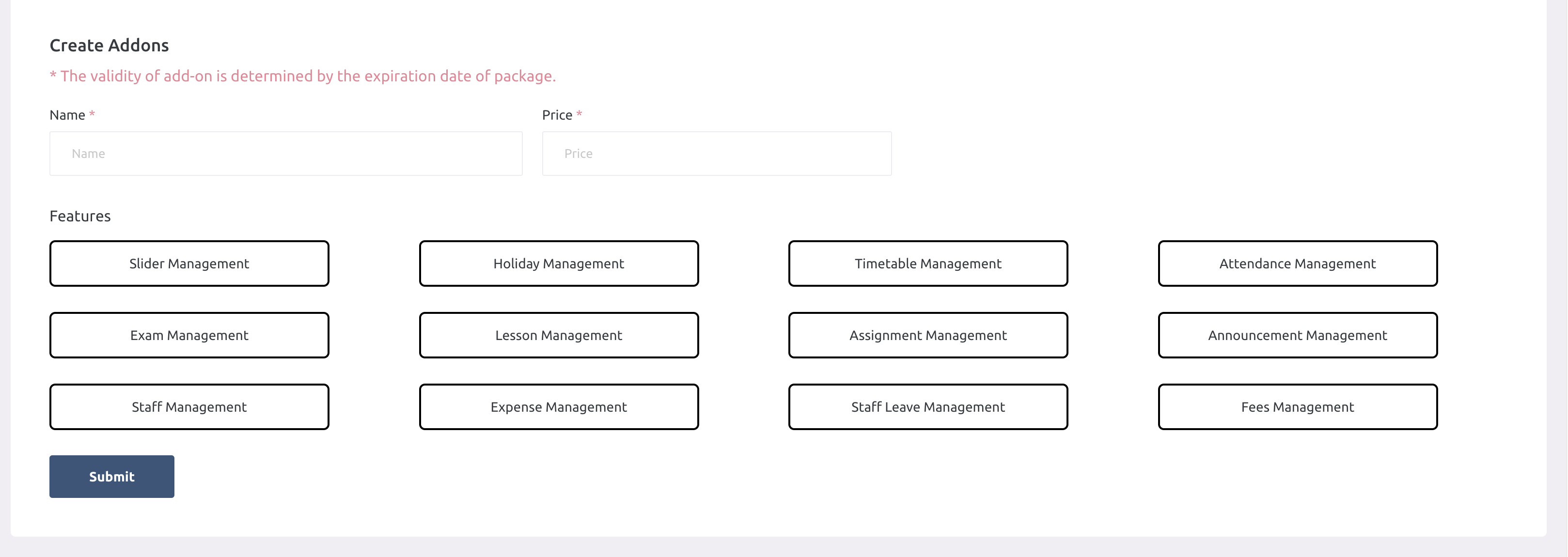 e-School SaaS