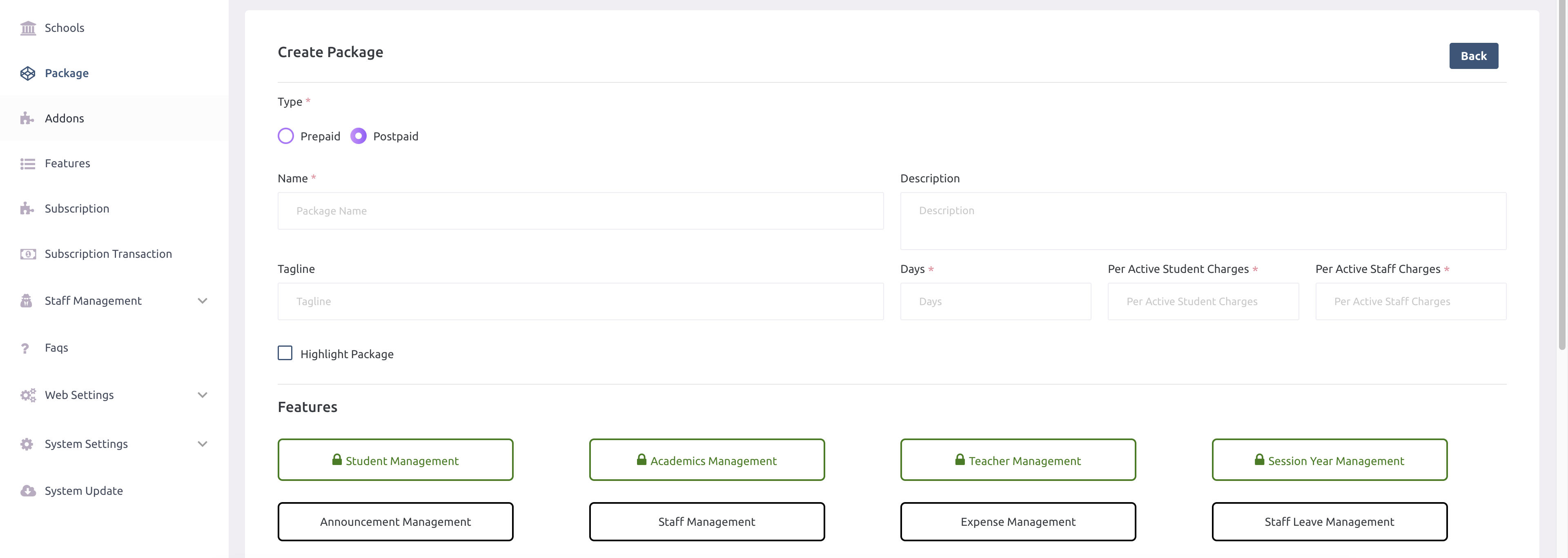 e-School SaaS