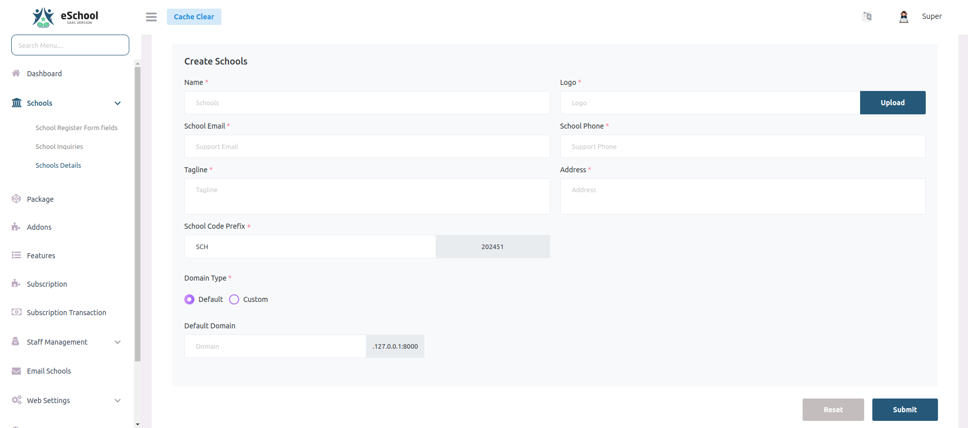 e-School SaaS