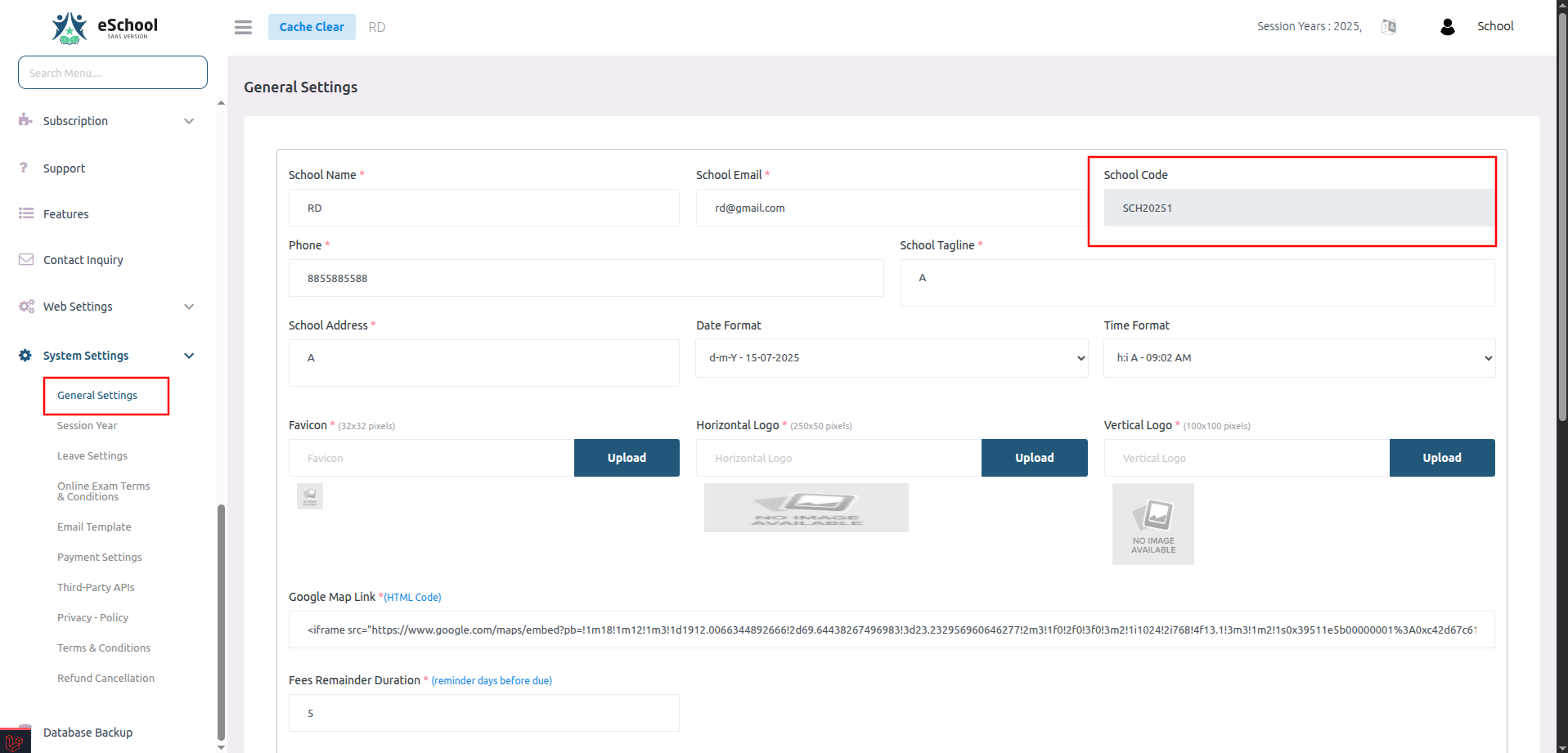 e-School SaaS